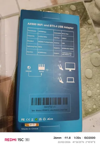 Wi-Fi 6 y Bluetooth 5.4