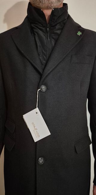 Cappotto uomo Stakk & Co Made in Italy nuovo