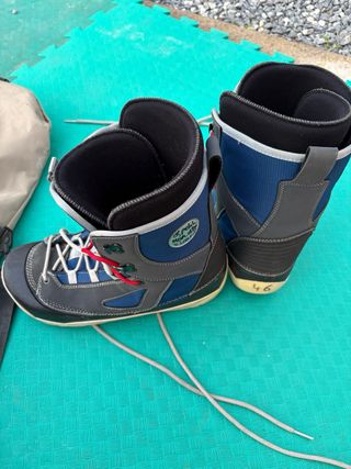 Tabla Snow Nidecker 163cm, con botas,funda y gafas