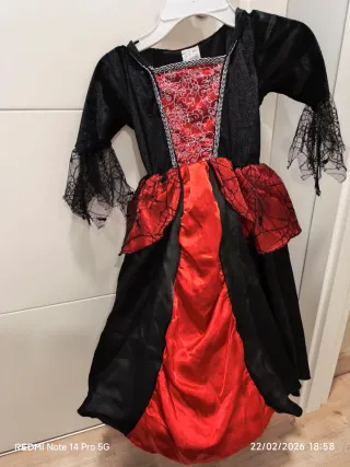 Disfraz niña vampiresa