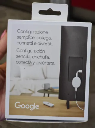 Chromecast con Google TV Blanco