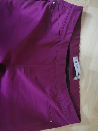 pantalón granate chica talla 44 42 pitillo ajustab