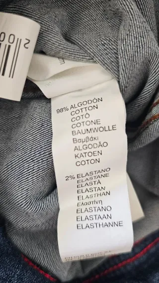 Cazadora tejana 14/16 años 100% algodón