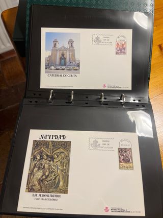 Álbum Primer Día con Sobres 30 hojas 60 sobres