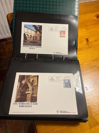 Álbum Primer Día con Sobres 30 hojas 60 sobres