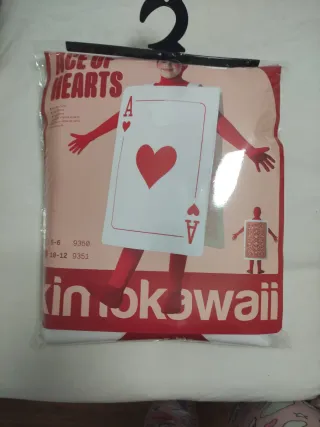 Disfraz niño A de Corazones