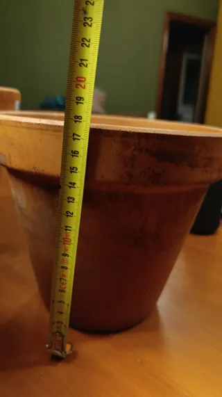 Set di 3 Vasi in Terracotta