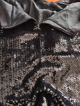 Falda Lentejuelas Negra