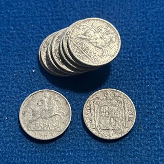 10 Monedas 5 Céntimos Peseta 1945 España