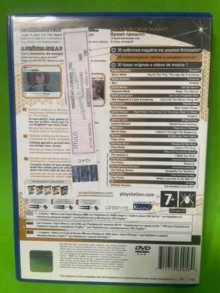Lote PS2 Singstar Legend  Disney Sing It Party Hit