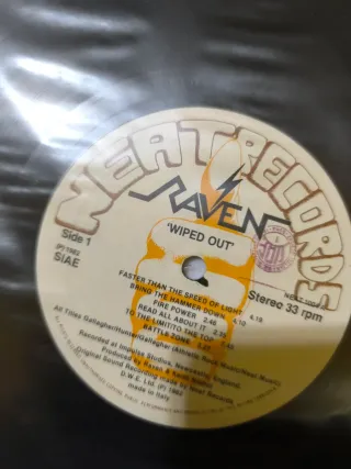 Raven Wiped Out Vinilo Heavy Metal