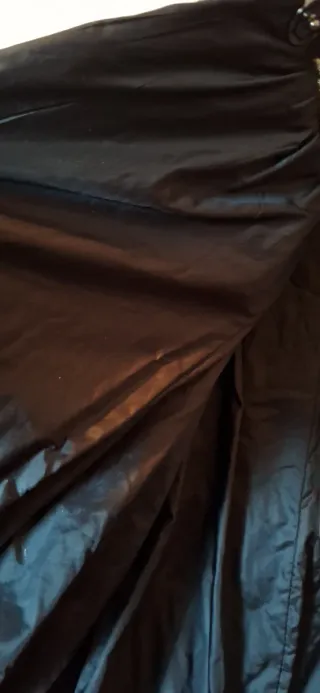 Cappotto lana misto fiori beige/nero