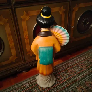 Figura Geisha Japonesa Porcelana