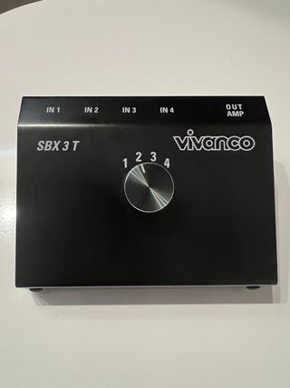 Conmutador sonido RCA 4 vías