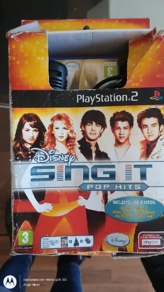 PlayStation 2 Disney Sing It Pop Hits + Micrófono