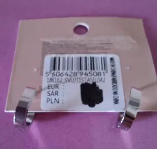 Pendientes aro Parfois acero plateado