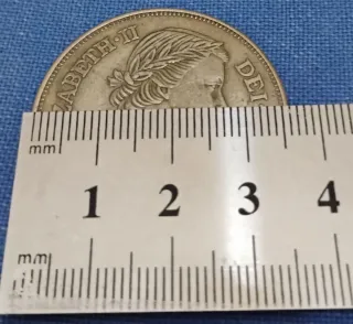 Moneta Britannica 1953 Elisabetta