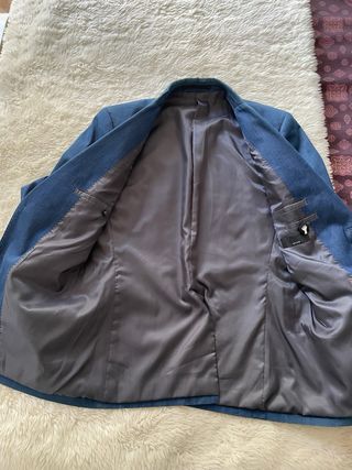 Americana G-Star RAW azul Talla 48 ajustada.