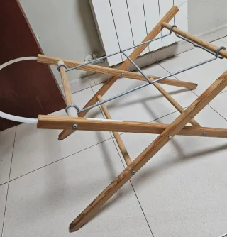 Moisés de mimbre para bebé