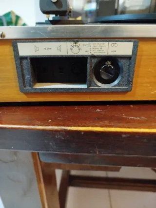 Tocadiscos Vintage Madera