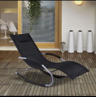 Lettino oscillante da esterno