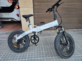 Bicicleta Eléctrica Plegable A20F Blanca