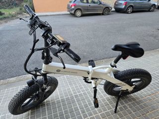 Bicicleta Eléctrica Plegable A20F Blanca