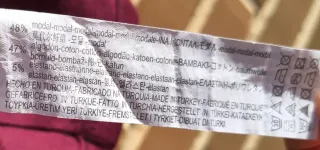 Top burdeos sin hombros