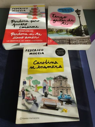 Lote 3 libros Federico Moccia