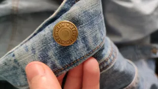 Cazadora Vaquera Vintage marca zeppelin tamaño L