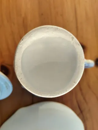 Lattiera antica porcellana floreale