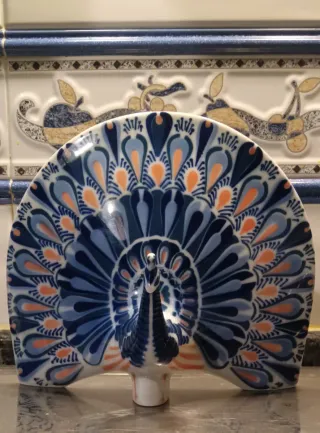 Pavo Real Sargadelos Azul N2