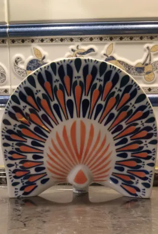 Pavo Real Sargadelos Azul N2