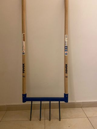 Horca de doble mango