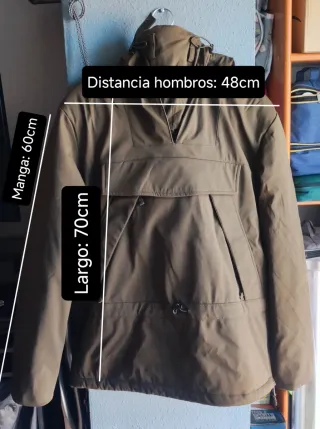 Chaqueta impermeable cortavientos Talla M