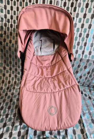 SACO SILLA POLAR Y CAPOTA EXTEN ROSA ATARDECER