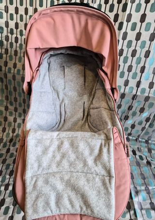 SACO SILLA POLAR Y CAPOTA EXTEN ROSA ATARDECER