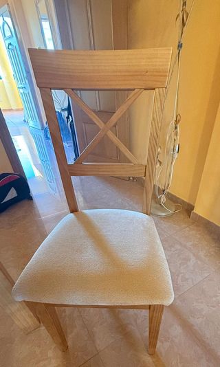 Mesa Comedor Madera Maciza + 6 Sillas