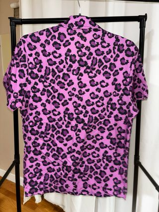 Blusa Morada Estampado Leopardo