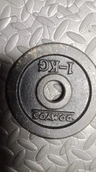 11 dischi da 1 kg ciascuno