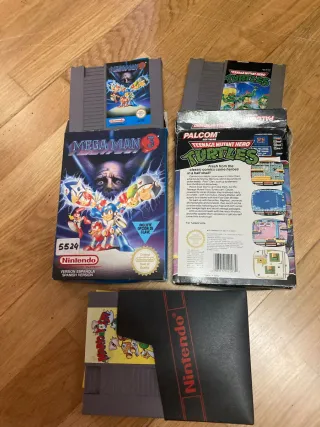 Pack Nintendo NES: Mega Man 3, TMNT, Mario