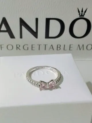 Anillo Pandora Lazo Rosa Talla 52