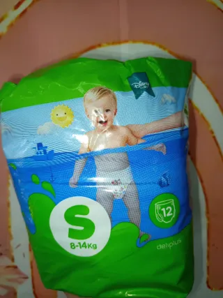 Pañales agua Talla S (8-14kg)