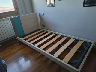 Cama 90x190 con somier y colchón