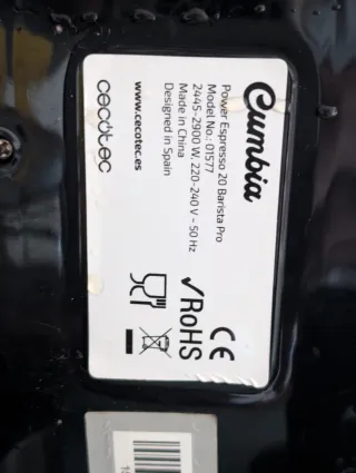 Cafetera Cecotec Power Espresso 20 Barista