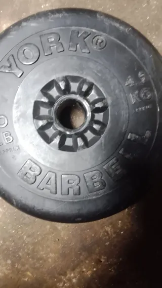 2 Disco de pesas York 4,5 kg