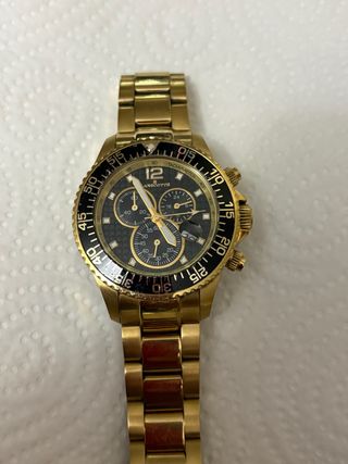 Reloj ANSDOTTE Baño Oro Cronógrafo Hombre