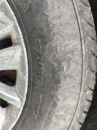 4 neumaticos 225/65R16 con llanta.+regalo repuesto
