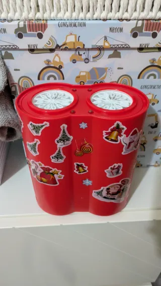 Máquina de Burbujas Navideña LED