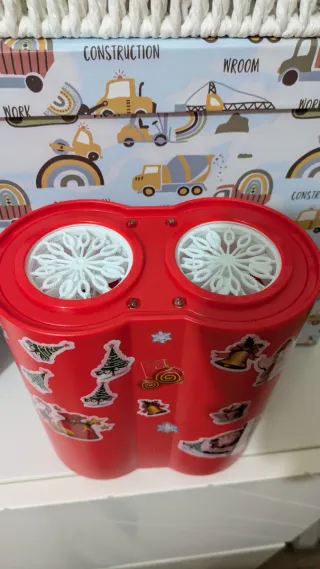 Máquina de Burbujas Navideña LED